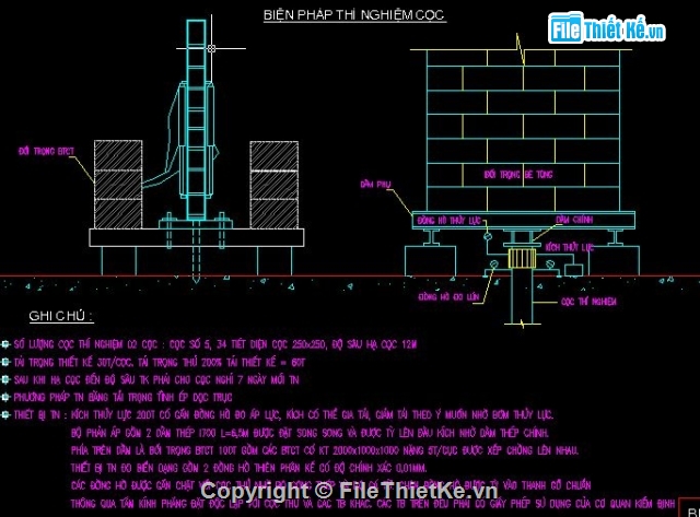 thi công ép cọc,Bố trí máy thi công ép cọc,thi công,Phương pháp thi công