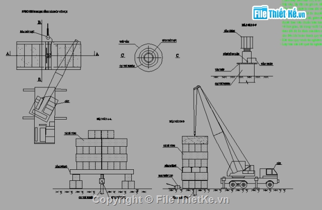 ép cọc,ép cọc D300,biện pháp thi công ép cọc