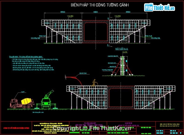 công trình thi công,thi công dầm T,thi công cầu,chợ dân sinh