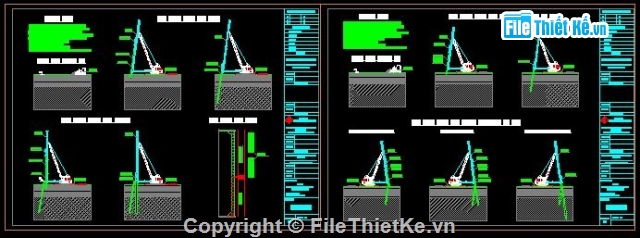 Biện pháp thi công,thi công,cọc ván BTCT dự ứng lực