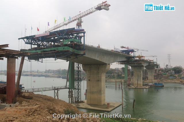 thi công cầu,hồ sơ cầu,Biện pháp thi công,công trình cầu,thi công khối trên đà giáo,hồ sơ KCS cầu Việt Trì