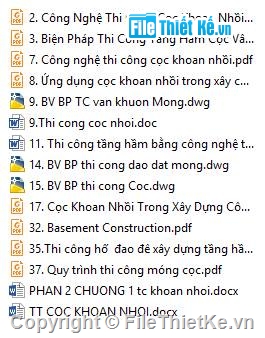 BPTC Ngầm,Biện pháp thi công,BPTC Phần Ngầm,thi công phần ngầm