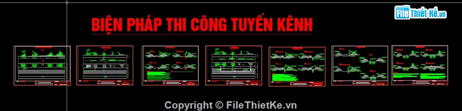 Biện pháp thi công kênh,Biện pháp thi công kênh mương,biện pháp thi công thoát nước,bản vẽ thoát nước kênh mương