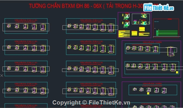 Bê tông xi măng,thiết kế tường chắn,định hình  tường chắn,tường chắn 86-06x,tường chắn