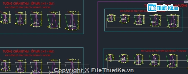 Bê tông xi măng,thiết kế tường chắn,định hình  tường chắn,tường chắn 86-06x,tường chắn