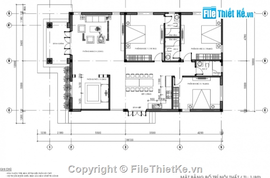 biệt thự 1 tầng,cad biệt thự 1 tầng,file cad biệt thự 1 tầng,biệt thự 1 tầng file cad