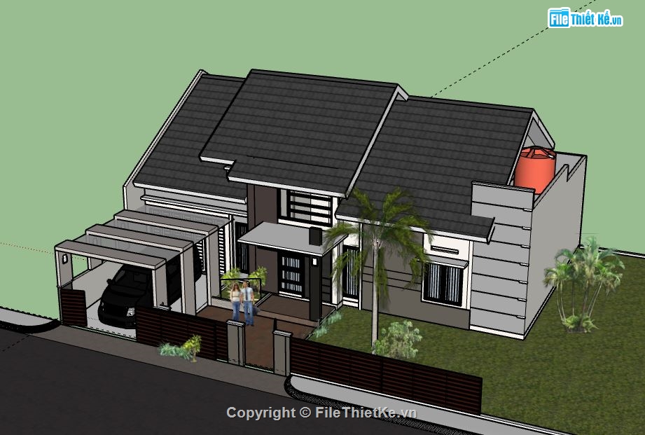 model su nhà cấp 4,file sketchup nhà cấp 4,nhà cấp 4 file su,nhà cấp 4 file sketchup,sketchup nhà cấp 4