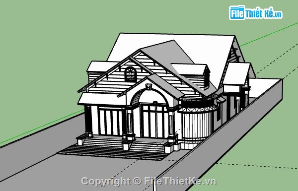 Biệt thự  2 tầng,model su biệt thự 2 tầng,bản vẽ biệt thự 2 tầng,file su biệt thự 2 tầng,biệt thự 2 tầng model su