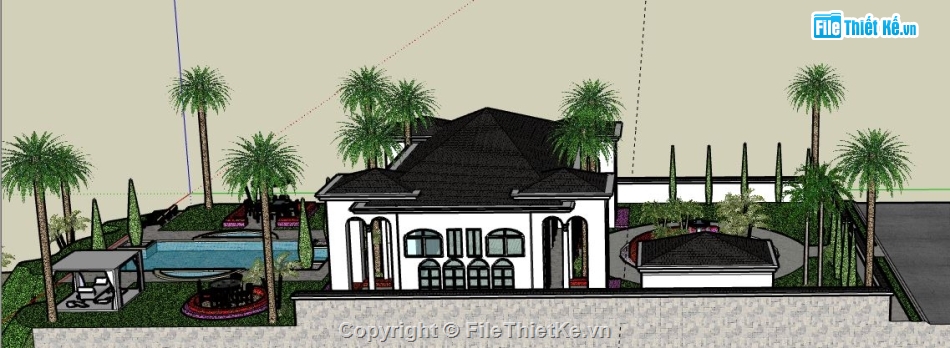 model su biệt thự 1 tầng,file sketchup biệt thự 1 tầng,biệt thự 1 tầng file su,sketchup biệt thự 1 tầng,biệt thự 1 tầng sketchup