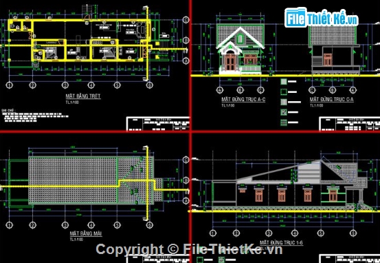 biệt thự 1 tầng,cad biệt thự 1 tầng,file cad biệt thự 1 tầng,biệt thự 1 tầng cad