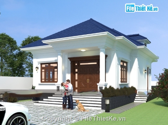 biệt thự 1 tầng,cad biệt thự 1 tầng,file cad biệt thự 1 tầng,biệt thự 1 tầng file cad