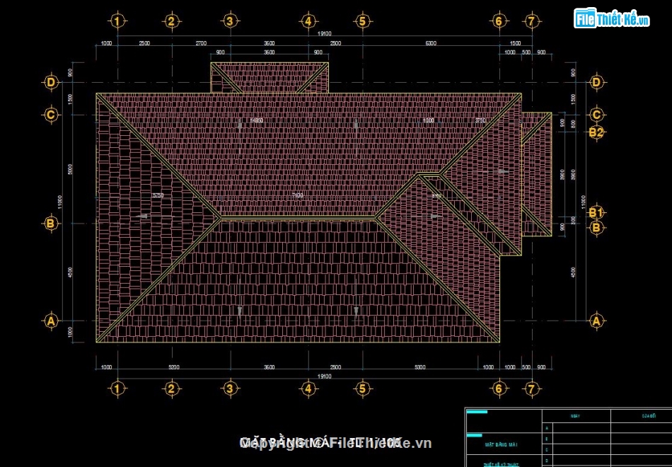 Biệt thự mái Nhật 9.5x19m,Autocad biệt thự mái Nhật,File cad biệt thự mái Nhật,Bản vẽ biệt thự mái Nhật,Thiết kế biệt thự mái Nhật,Biệt thự mái Nhật autocad