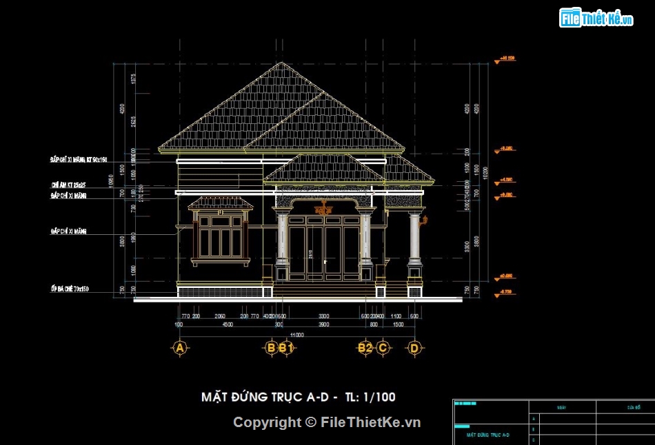 Biệt thự mái Nhật 9.5x19m,Autocad biệt thự mái Nhật,File cad biệt thự mái Nhật,Bản vẽ biệt thự mái Nhật,Thiết kế biệt thự mái Nhật,Biệt thự mái Nhật autocad