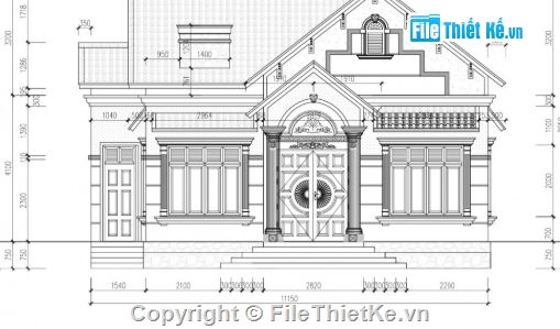 mái thái 1 tầng,biệt thự 1 tầng mái thái,cad biệt thự 1 tầng,file cad biệt thự 1 tầng,biệt thự 1 tầng file cad