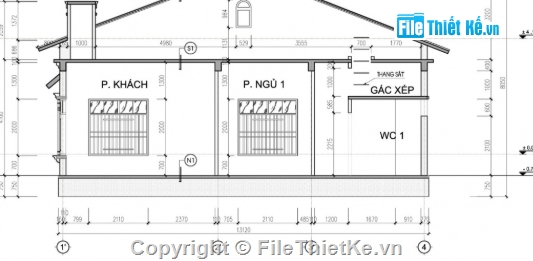 mái thái 1 tầng,biệt thự 1 tầng mái thái,cad biệt thự 1 tầng,file cad biệt thự 1 tầng,biệt thự 1 tầng file cad