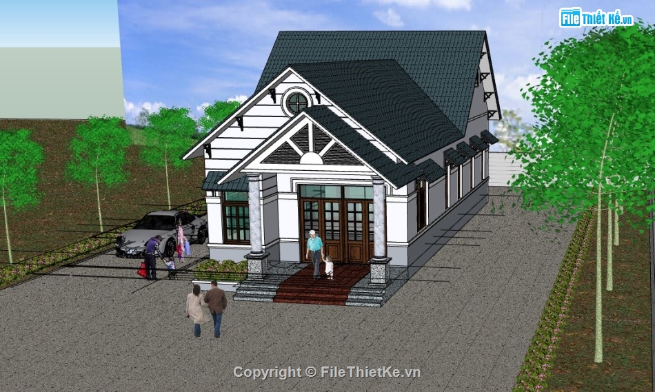 model su biệt thự 1 tầng,file sketchup biệt thự 1 tầng,biệt thự 1 tầng file su,sketchup biệt thự 1 tầng,biệt thự 1 tầng file sketchup