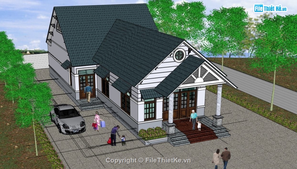 model su biệt thự 1 tầng,file sketchup biệt thự 1 tầng,biệt thự 1 tầng file su,sketchup biệt thự 1 tầng,biệt thự 1 tầng file sketchup