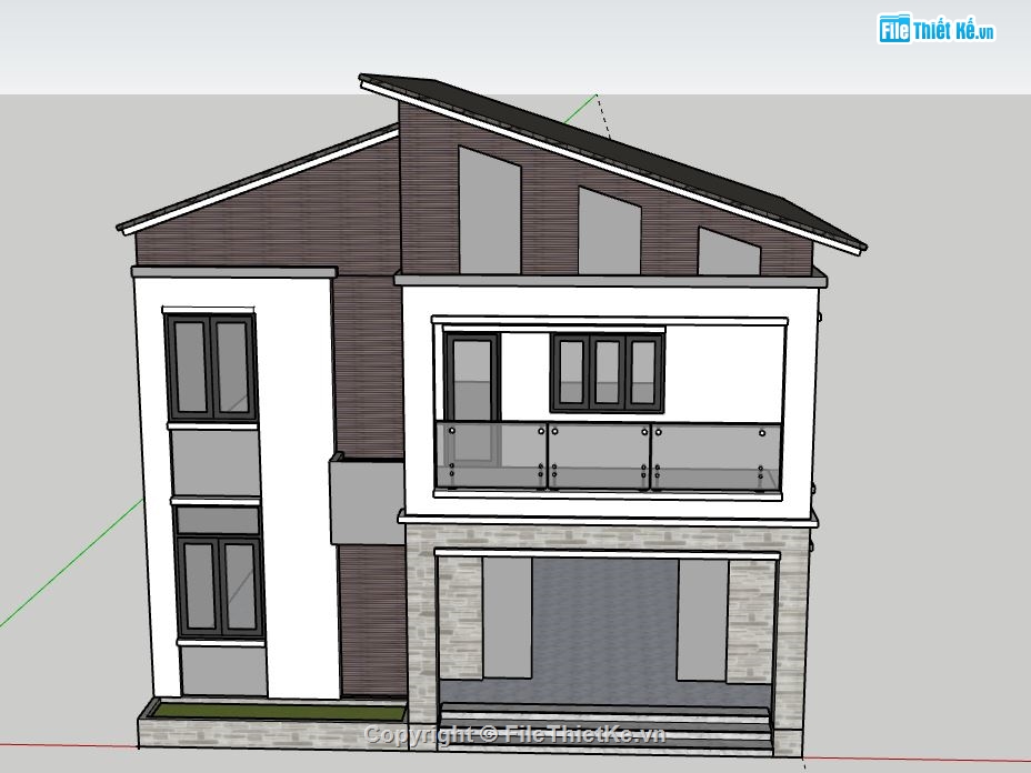 Biệt thự  2 tầng,model su biệt thự 2 tầng,file su biệt thự 2 tầng,biệt thự 2 tầng file su,sketchup biệt thự 2 tầng