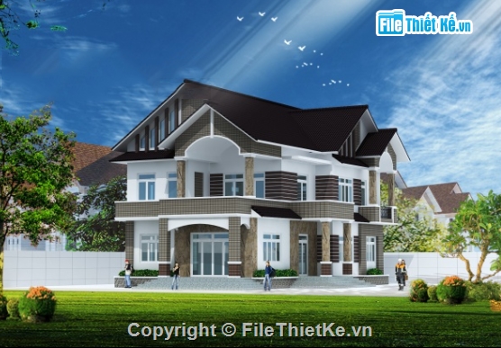 biệt thự 3 tầng,cad biệt thự 3 tầng,file cad biệt thự 3 tầng,biệt thự 3 tầng cad