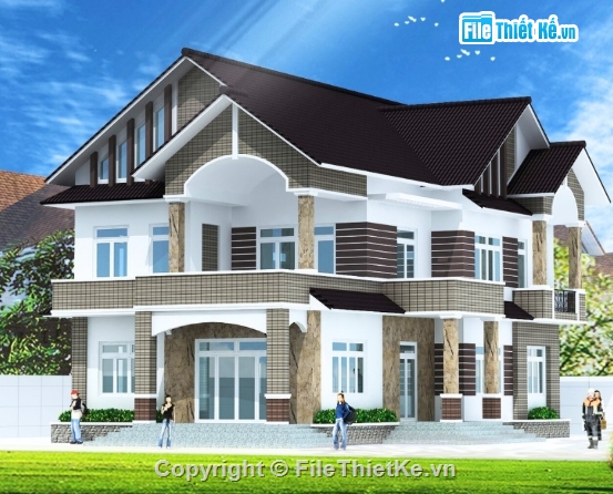biệt thự 3 tầng,cad biệt thự 3 tầng,file cad biệt thự 3 tầng,biệt thự 3 tầng cad