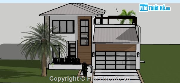 Biệt thự 2 tầng,model su biệt thự 2 tầng,biệt thự 2 tầng file su,file sketchup biệt thự 2 tầng,biệt thự 2 tầng file sketchup