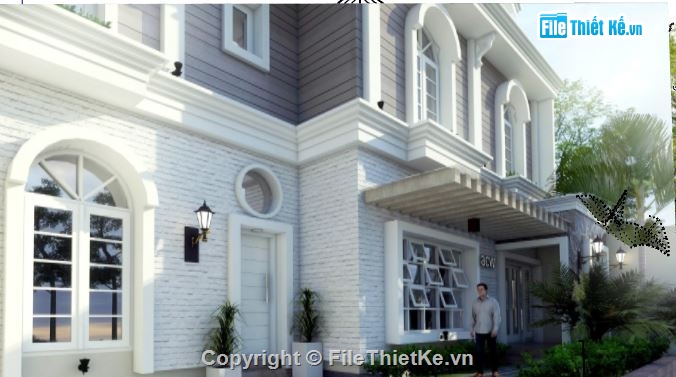 Biệt thự 2 tầng,model su biệt thự 2 tầng,file su biệt thự 2 tầng,mẫu biệt thự 2 tầng sketchup,file sketchup biệt thự 2 tầng