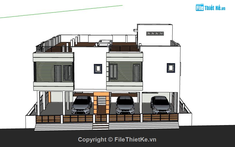 Biệt thự 2 tầng,model su biệt thự 2 tầng,biệt thự 2 tầng file,file sketchup biệt thự 2 tầng,biệt thự 2 tầng sketchup