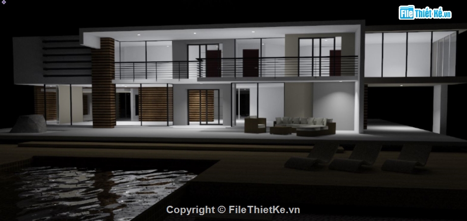 Biệt thự 2 tầng,model biệt thự 2 tầng,biệt thự 2 tầng file su,sketchup biệt thự 2 tầng,biệt thự 2 tầng model su