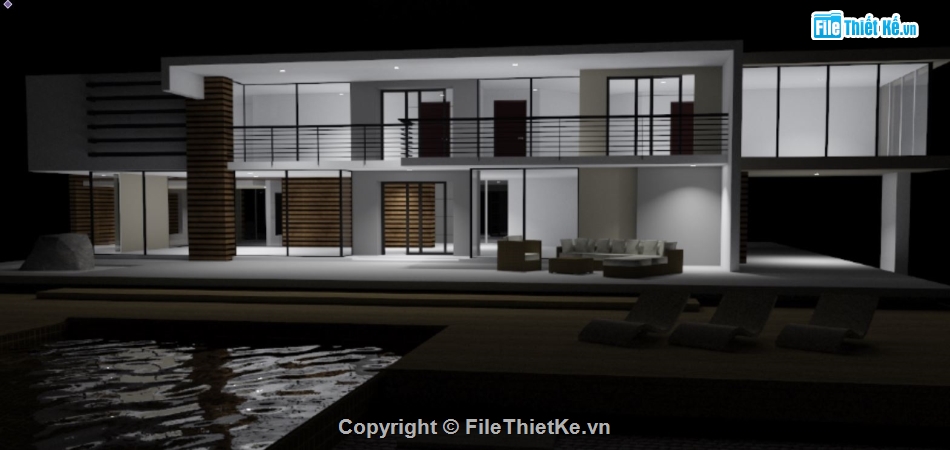 Biệt thự 2 tầng,model biệt thự 2 tầng,biệt thự 2 tầng file su,sketchup biệt thự 2 tầng,biệt thự 2 tầng model su