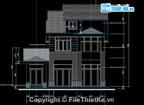 biệt thự 2 tầng,cad biệt thự 2 tầng,biệt thự 2 tầng file cad,file cad biệt thự 2 tầng