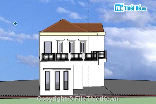 Biệt thự 2 tầng,model su biệt thự 2 tầng,file su biệt thự 2 tầng