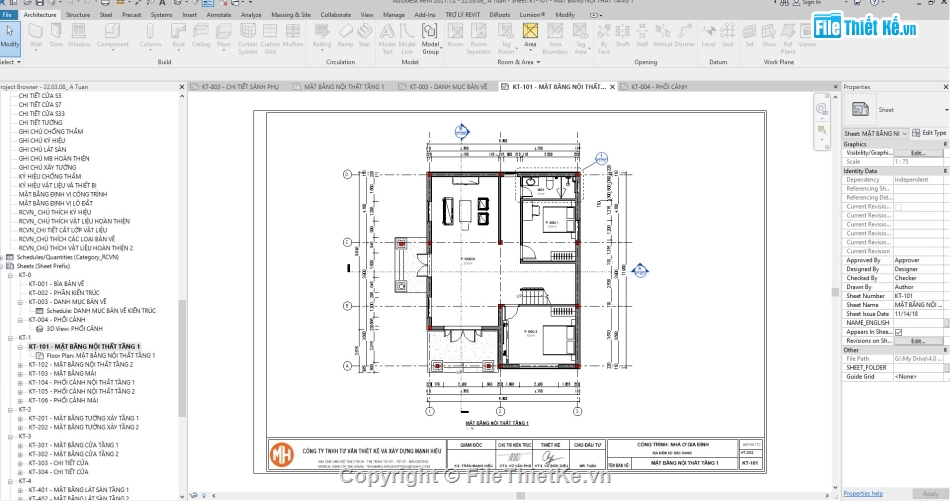 kiến trúc biệt thự 2 tầng,file revit biệt thự 2 tầng,Mẫu biệt thự 2 tầng mái nhật,biệt thự 2 tầng hiện đại