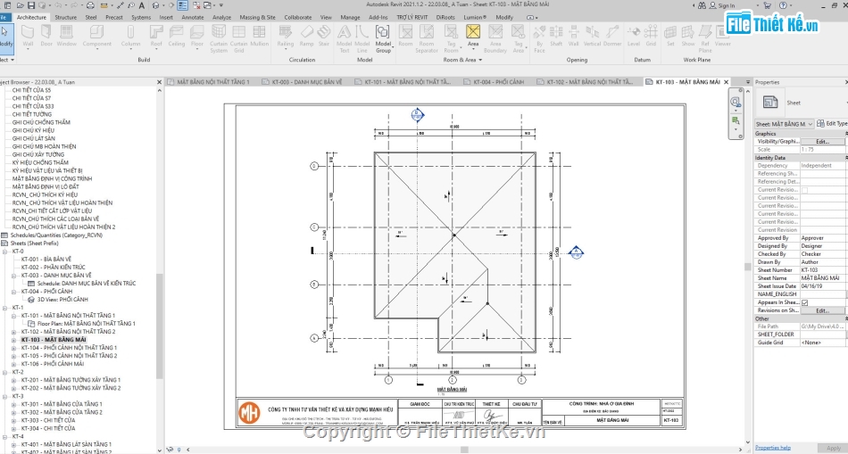 kiến trúc biệt thự 2 tầng,file revit biệt thự 2 tầng,Mẫu biệt thự 2 tầng mái nhật,biệt thự 2 tầng hiện đại