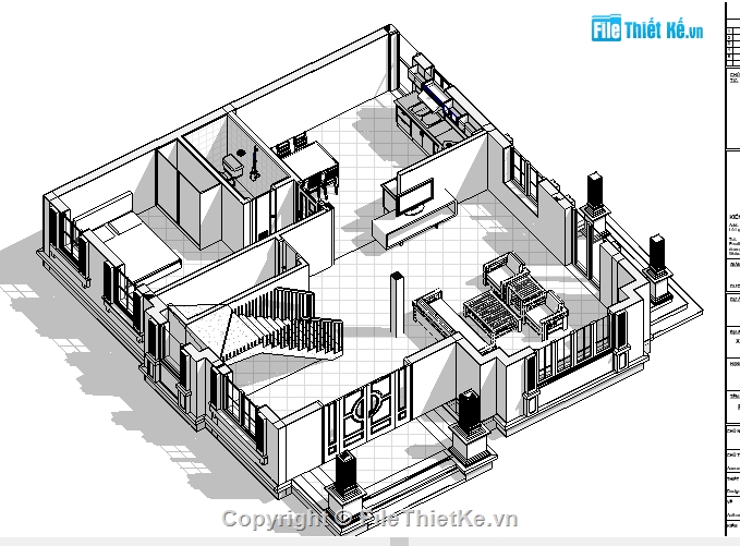 Bản vẽ biệt thự 2 tầng,biệt thự 2 tầng 9.6x11.2m,thiết kế biệt thự,Revit biệt thự,nhà dân 2 tầng,thiết kế biệt thự 2 tầng