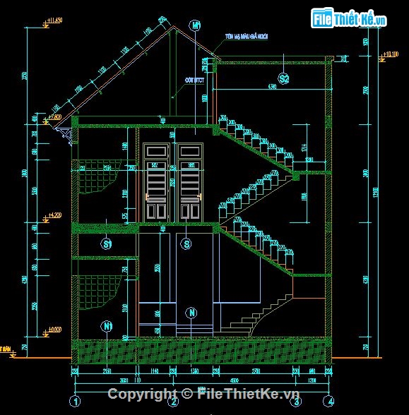 kiến trúc 2 tầng,biệt thự 2 tầng mái thái,mẫu biệt thự đẹp