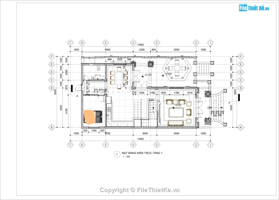 Biệt thự 2 tầng,Revit biệt thự 2 tầng,file revit biệt thự 2 tầng