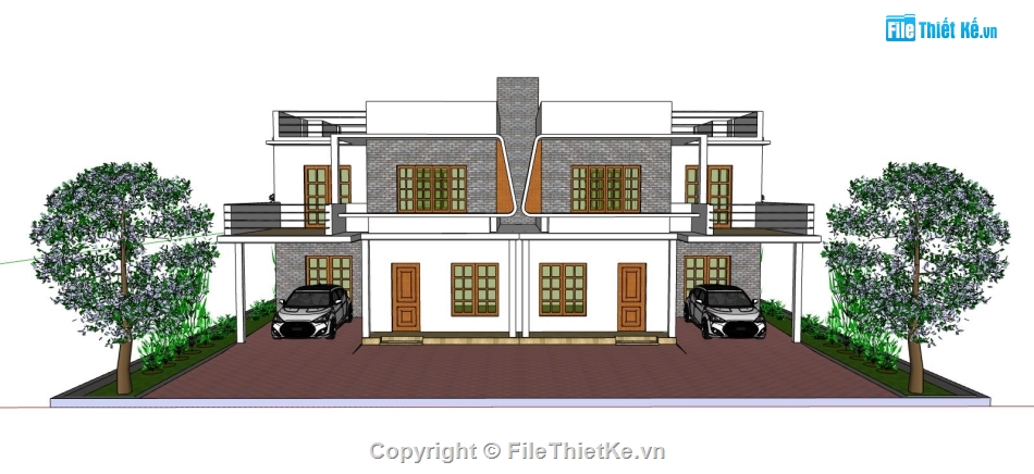 model su biệt thự,file su biệt thự,su biệt thự