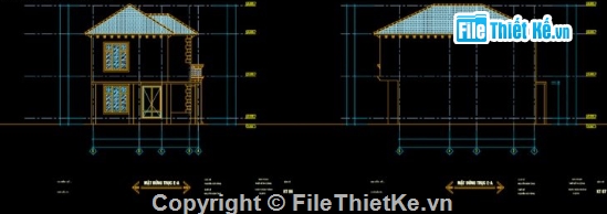 biệt thự 2 tầng,cad biệt thự 2 tầng,file cad biệt thự 2 tầng,biệt thự 2 tầng file cad