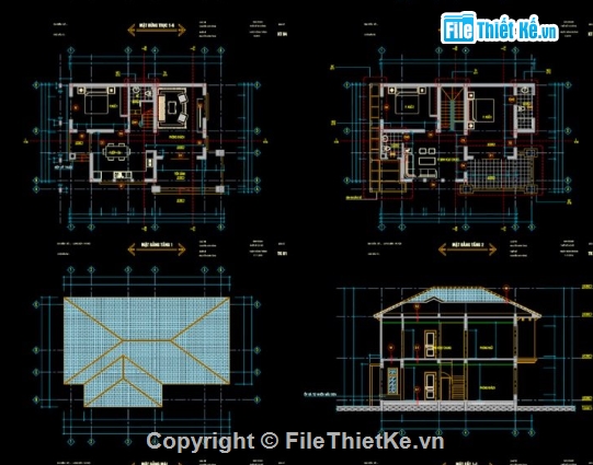 biệt thự 2 tầng,cad biệt thự 2 tầng,file cad biệt thự 2 tầng,biệt thự 2 tầng file cad
