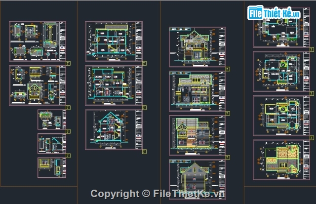 biệt thự 2 tầng,mẫu biệt thự,thiết kế biệt thự,biệt thự hiện đại