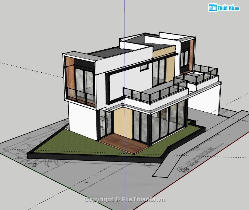 Biệt thự  2 tầng,model su biệt thự 2 tầng,file sketchup biệt thự 2 tầng,biệt thự 2 tầng model su,sketchup biệt thự 2 tầng