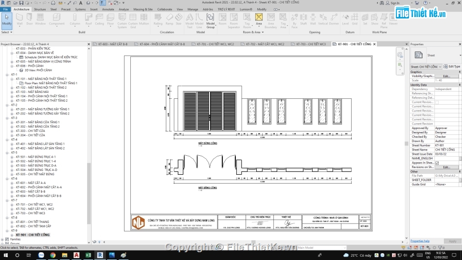 Revit biệt thự 2 tầng,biệt thự 2 tầng mái nhật,file revit biệt thự 3 tầng mái nhật,revit biệt thự 2 tầng 10.5x12m