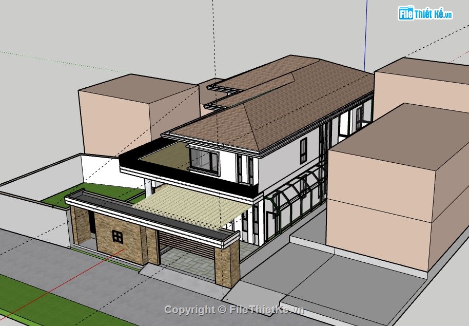 file su biệt thự 2 tầng,file sketchup biệt thự 2 tầng,biệt thự 2 tầng file sketchup,model su biệt thự 2 tầng,biệt thự 2 tầng file su