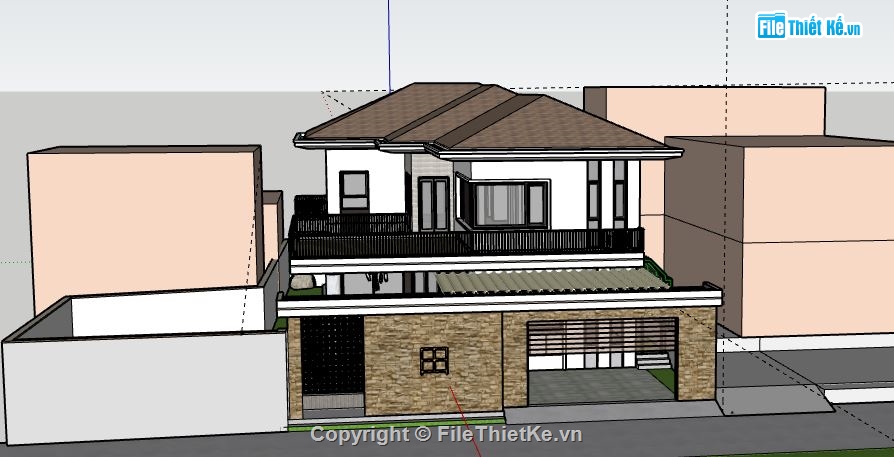 file su biệt thự 2 tầng,file sketchup biệt thự 2 tầng,biệt thự 2 tầng file sketchup,model su biệt thự 2 tầng,biệt thự 2 tầng file su