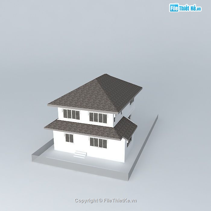 Biệt thự 2 tầng,model su biệt thự 2 tầng,biệt thự 2 tầng file su,file sketchup biệt thự 2 tầng,biệt thự 2 tầng sketchup