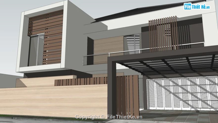 model su biệt thự 2 tầng,file sketchup biệt thự 2 tầng,biệt thự 2 tầng,biệt thự 2 tầng model su,file su biệt thự 2 tầng