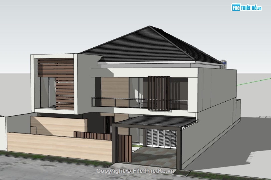 model su biệt thự 2 tầng,file sketchup biệt thự 2 tầng,biệt thự 2 tầng,biệt thự 2 tầng model su,file su biệt thự 2 tầng