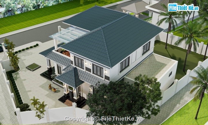 Biệt thự 2 tầng hiện đại,biệt thự hiện đại,biệt thự 2 tầng