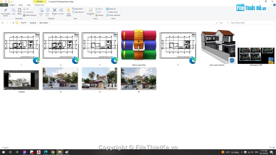 biệt thự 2 tầng mái thái,file cad biệt thự 2 tầng,biệt thự 2 tầng 8.3x23.86m,Biệt thự 2 tầng file cad,autocad biệt thự 2 tầng