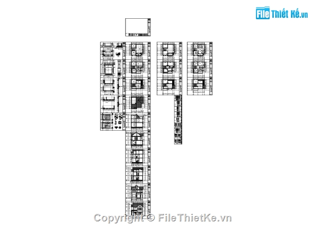 biệt thự phố 2 tầng,biệt thự 2 tầng,Bản vẽ biệt thự 2 tầng,Biệt thự 2 tầng 9.65x10.2m,bản vẽ biệt thự 2 tầng + phối cảnh Sketchup